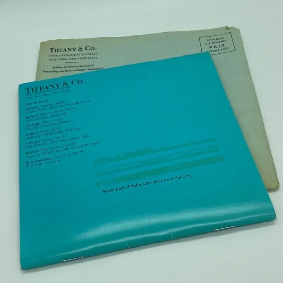 RARE Vintage Tiffany & Co. Spring 1984 Selections-By-Mail Square Catalog